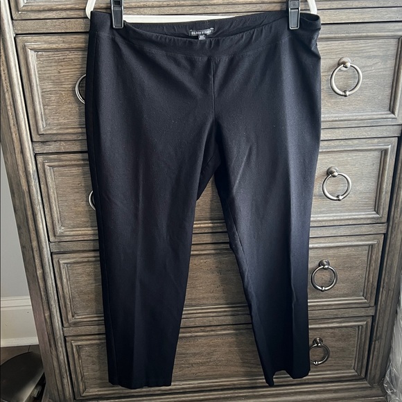 Eileen Fisher Women's Black Ankle Pants - Picture 6 of 7